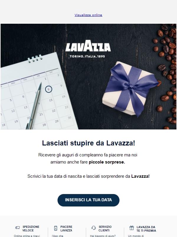 È bello sentirsi speciali, lasciati coccolare da Lavazza!