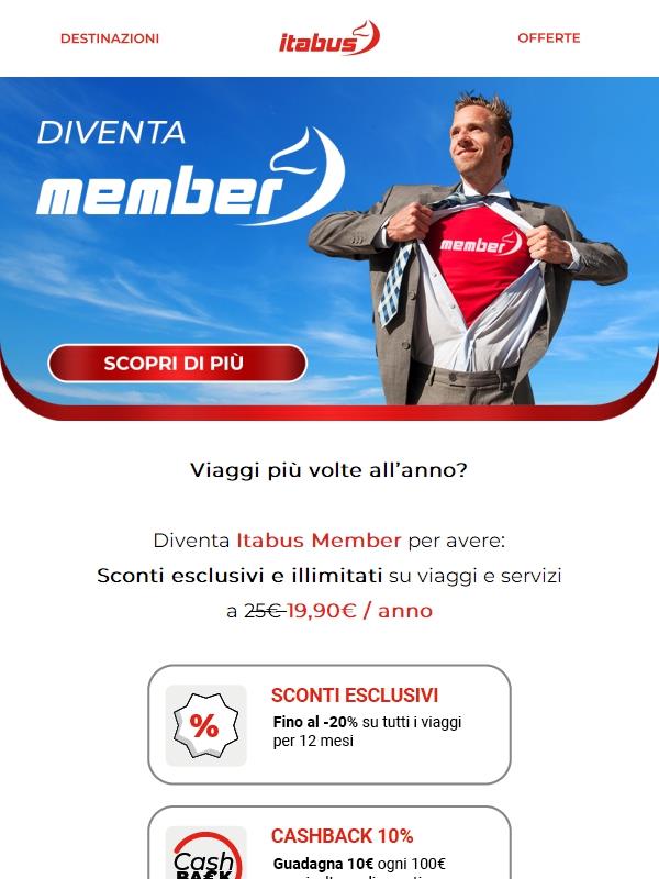 Finalmente è in vendita! Diventa anche tu Itabus Member!