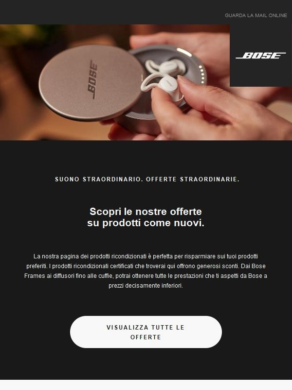 Suono straordinario a prezzi straordinari