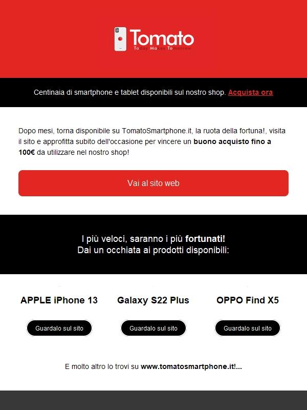 Vinci fino a 100€ di buono acquisto! Tenta la fortuna