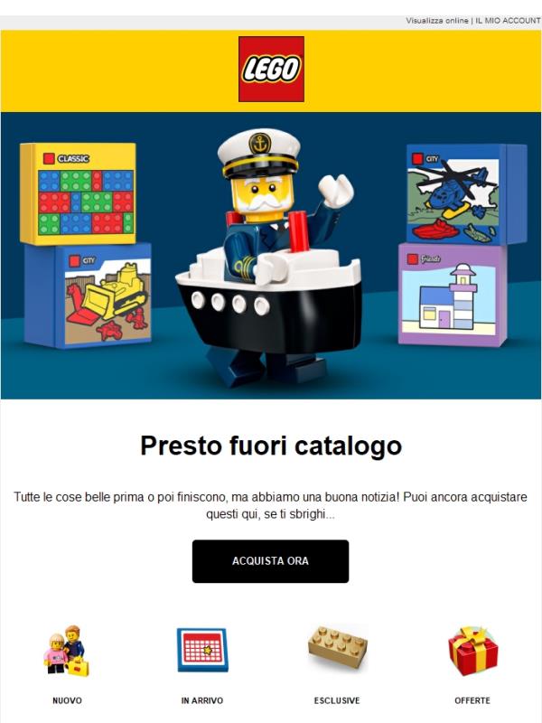 Questi set LEGO® non saranno disponibili ancora per molto...