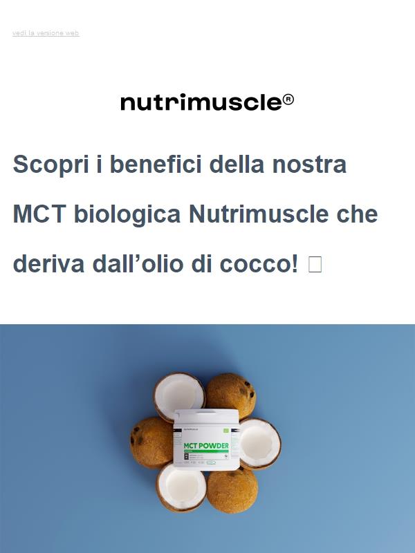 Conosci i benefici della nostra MCT bio?