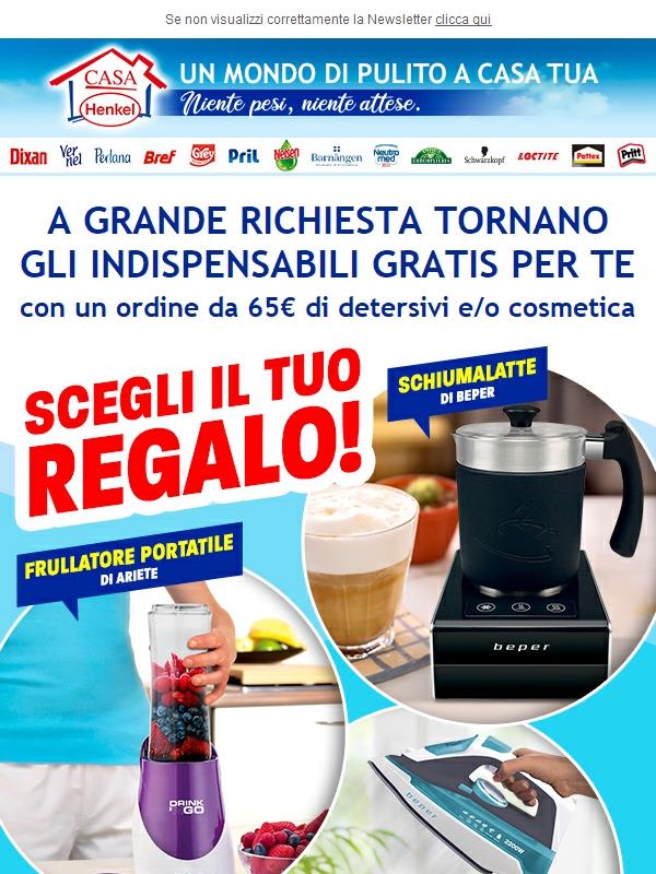 Scopri come ricevere un fantastico omaggio a tua scelta! Affrettati ultimi pezzi disponibili!