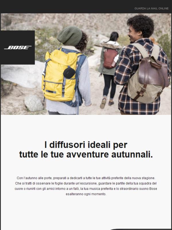 Preparati per l’autunno.