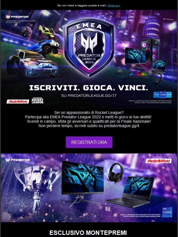 Predator League 2022: Iscriviti. Gioca. Vinci !