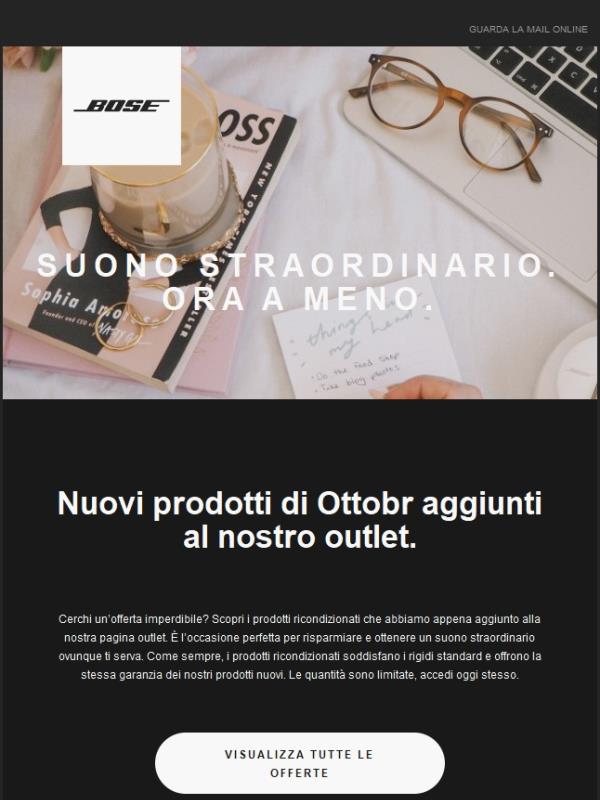Risparmia su nuovi prodotti | Offerte outlet di Ottobr
