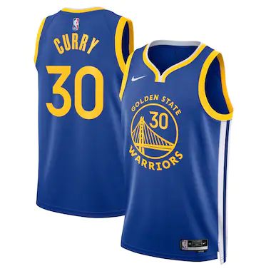 Maglia Swingman Golden State Warriors Nike Icon Edition - Royal - Stephen Curry - Unisex