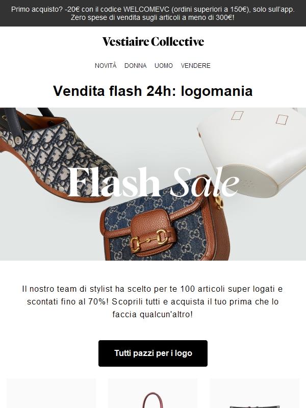 Vendita flash 24h: logomania 🎉