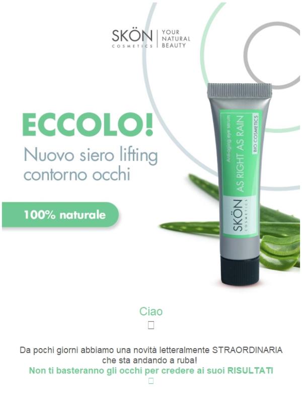 NOVITÀ ⚡️ È arrivata la bomba Skön per il contorno occhi! 💣