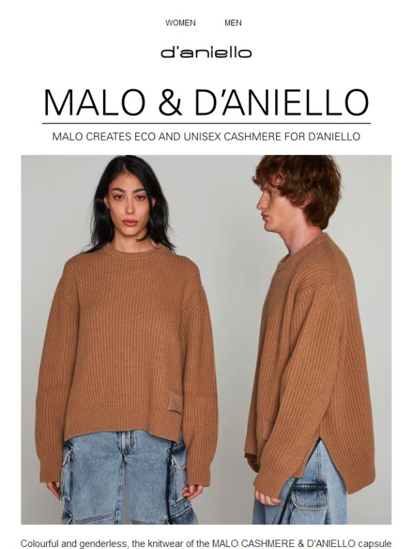 MALO CASHMERE X D’ANIELLO | Special capsule