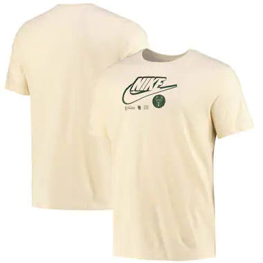 Milwaukee Bucks Nike Essential Logo T-shirt - Opale piatto - Uomo