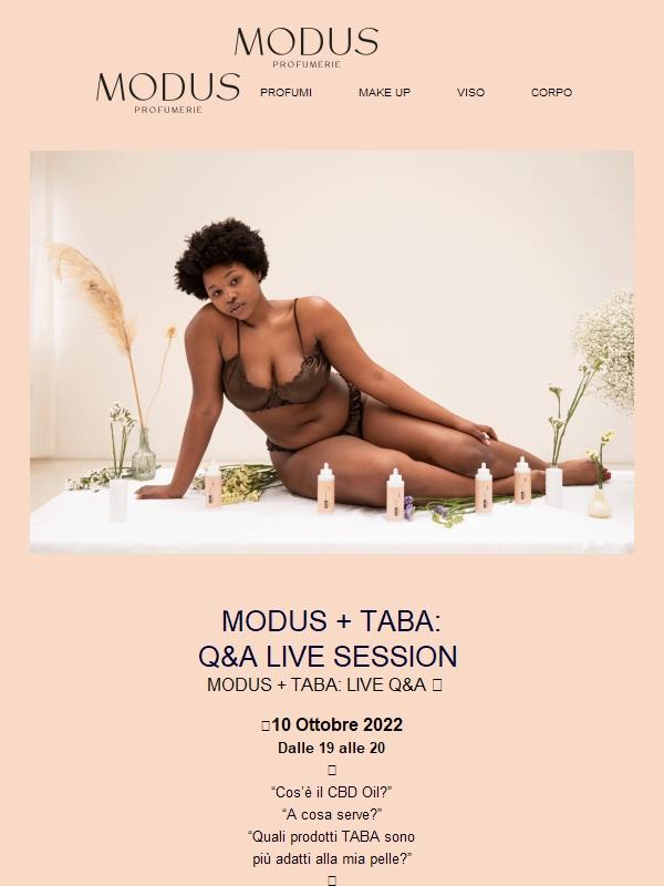 Live Q&A MODUS + TABA 📣