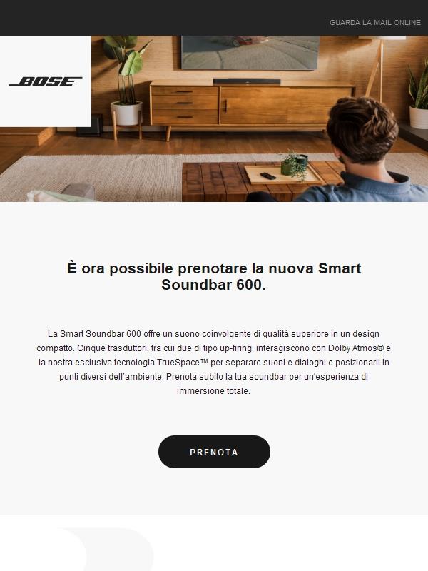 NUOVA Smart Soundbar 600 | Prenota subito!
