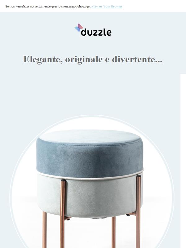 Elegante, originale e divertente...