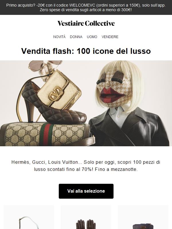 Vendita flash: 100 icone del lusso 👜