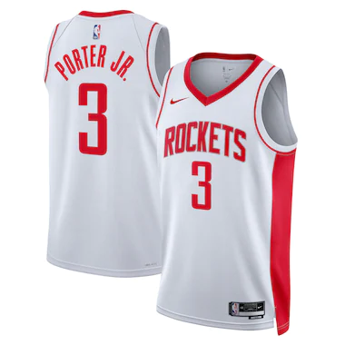 Maglia Swingman Houston Rockets Nike Association Edition - Bianca - Kevin Porter Jr. - Unisex