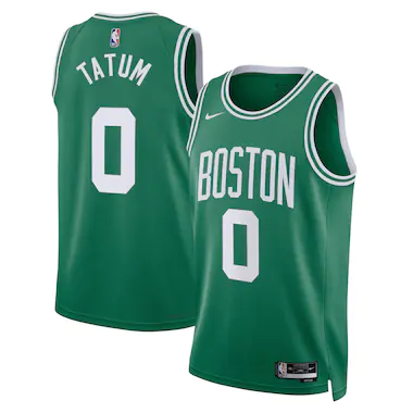 Maglia Boston Celtics Nike Icon Edition Swingman - Verde Kelly - Jayson Tatum - Unisex