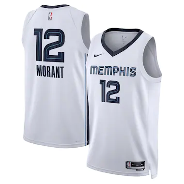 Maglia Memphis Grizzlies Nike Association Edition Swingman - Bianca - Ja Morant - Unisex