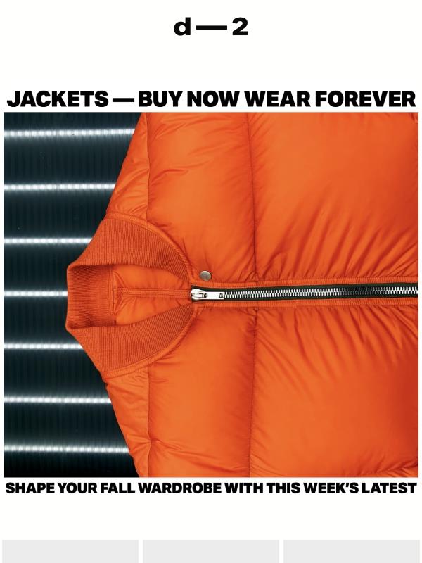 Jackets: discover our selection