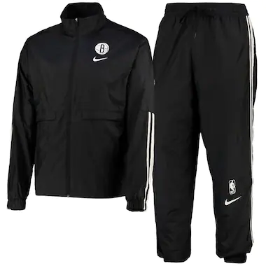 Tuta da ginnastica Nike Courtside Brooklyn Nets - Nera - Uomo