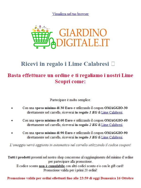 Termina a mezzanotte ⏳