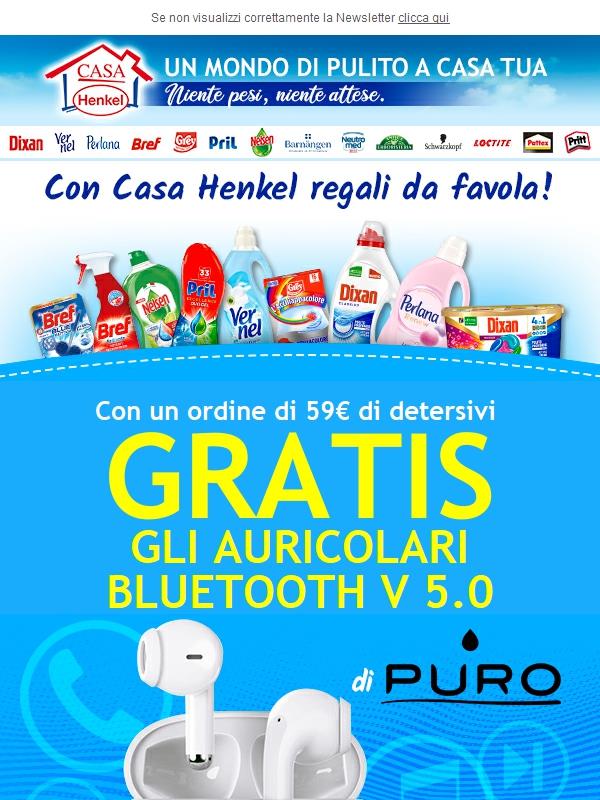 Ultime ore! Approfitta e ricevi in Omaggio gli AURICOLARI Bluetooth! Scopri come averli!