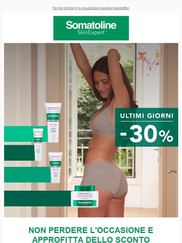 SOLO FINO A DOMENICA: -30% su linee Corpo!
