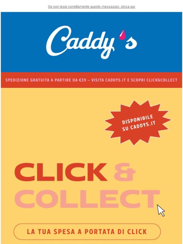 Caddy's Scopri il nuovo servizio Click and Collect! Jekoo