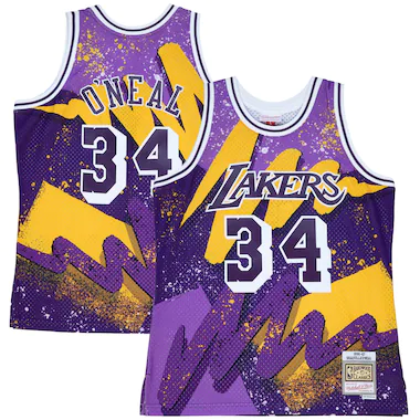 Maglia Los Angeles Lakers Hyper Hoops Swingman - Shaquille O'Neal di Mitchell & Ness