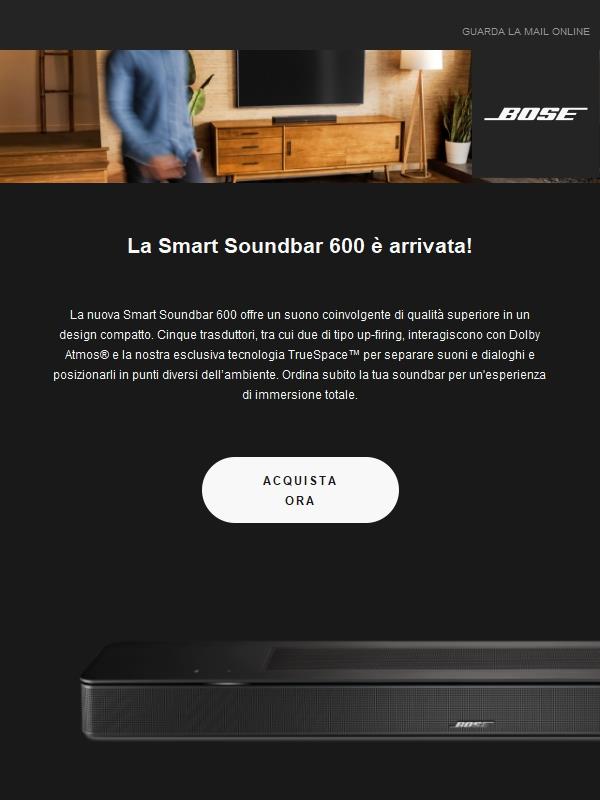 La NUOVA Smart Soundbar 600 è arrivata!