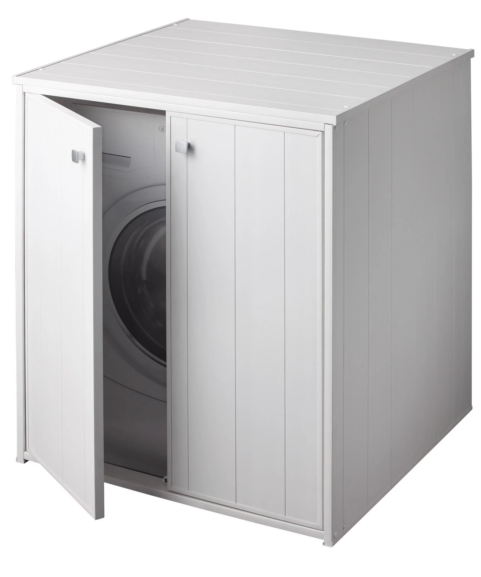 Image of Coprilavatrice da Esterno in PVC 77x71x93,5 cm Bianco