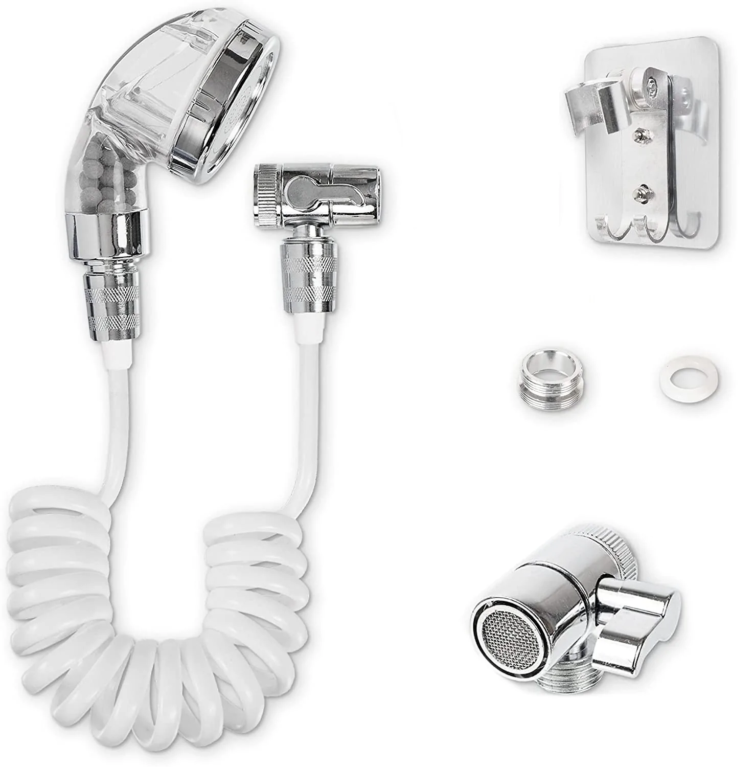 Image of Doccetta per rubinetto lavandino con tubo telescopico 1m