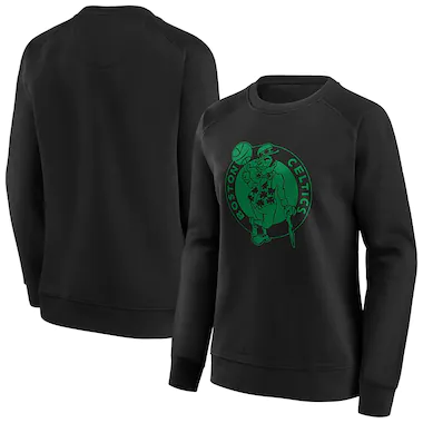 Felpa girocollo con grafica mono logo Boston Celtics Fanatics - Donna