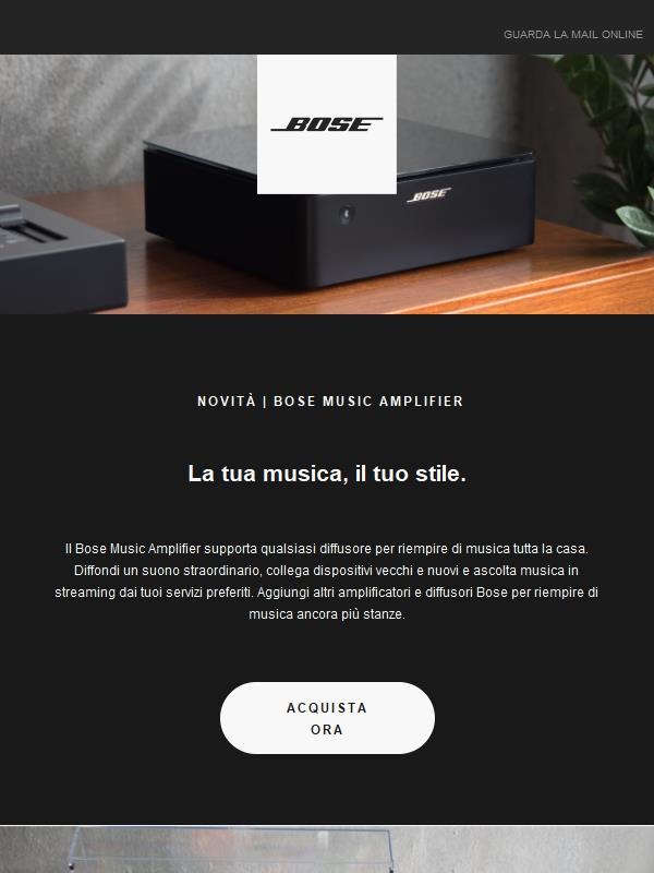 Nuovo Bose Music Amplifier.