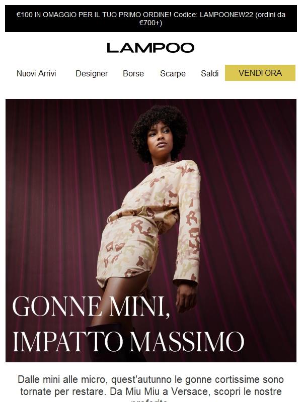 Le mini gonne da non perdersi