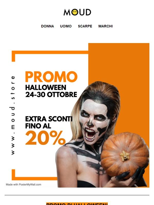 Ultimo giorno di sconti da paura 🎃