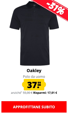 Oakley Polo da uomo solo 37,99 €!