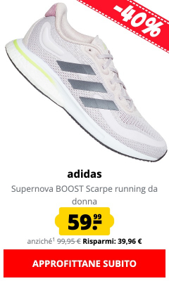 adidas Supernova BOOST Scarpe running da donna solo 59,99 €!