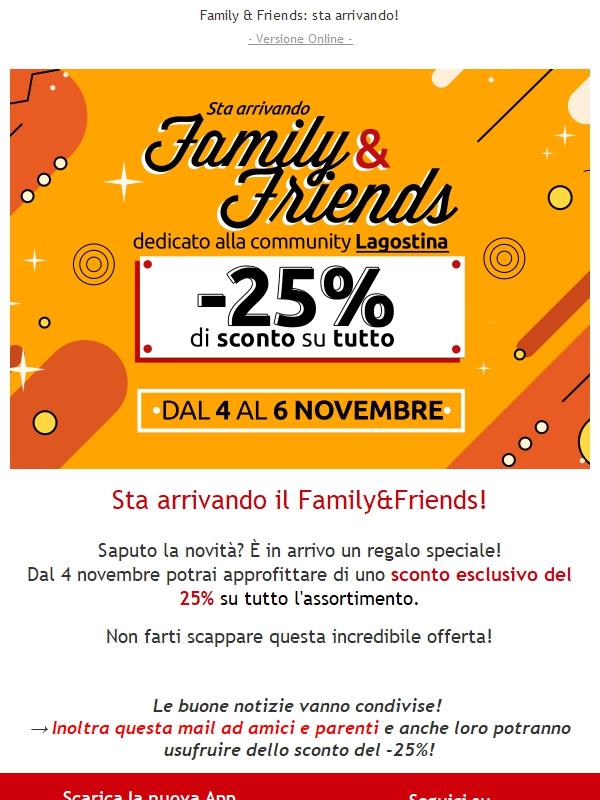 -25% di sconto esclusivo su tutto l'assortimento!