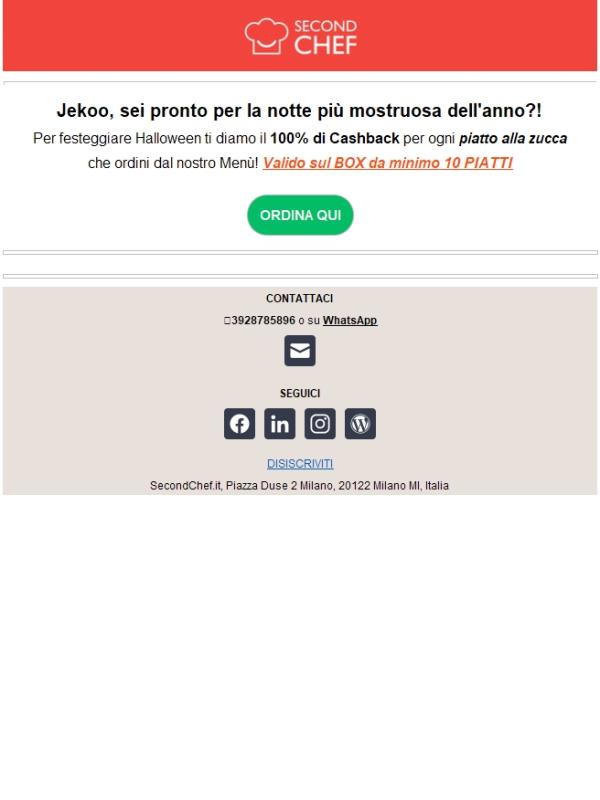 Zucca Cashback?