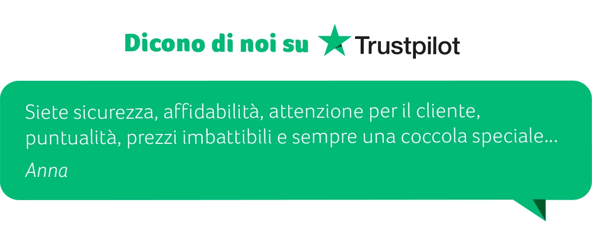 Dicono di noi su Trustpilot 