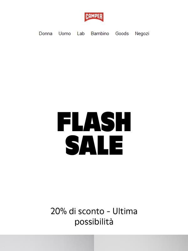 Flash Sale - Ultime ore ⏳