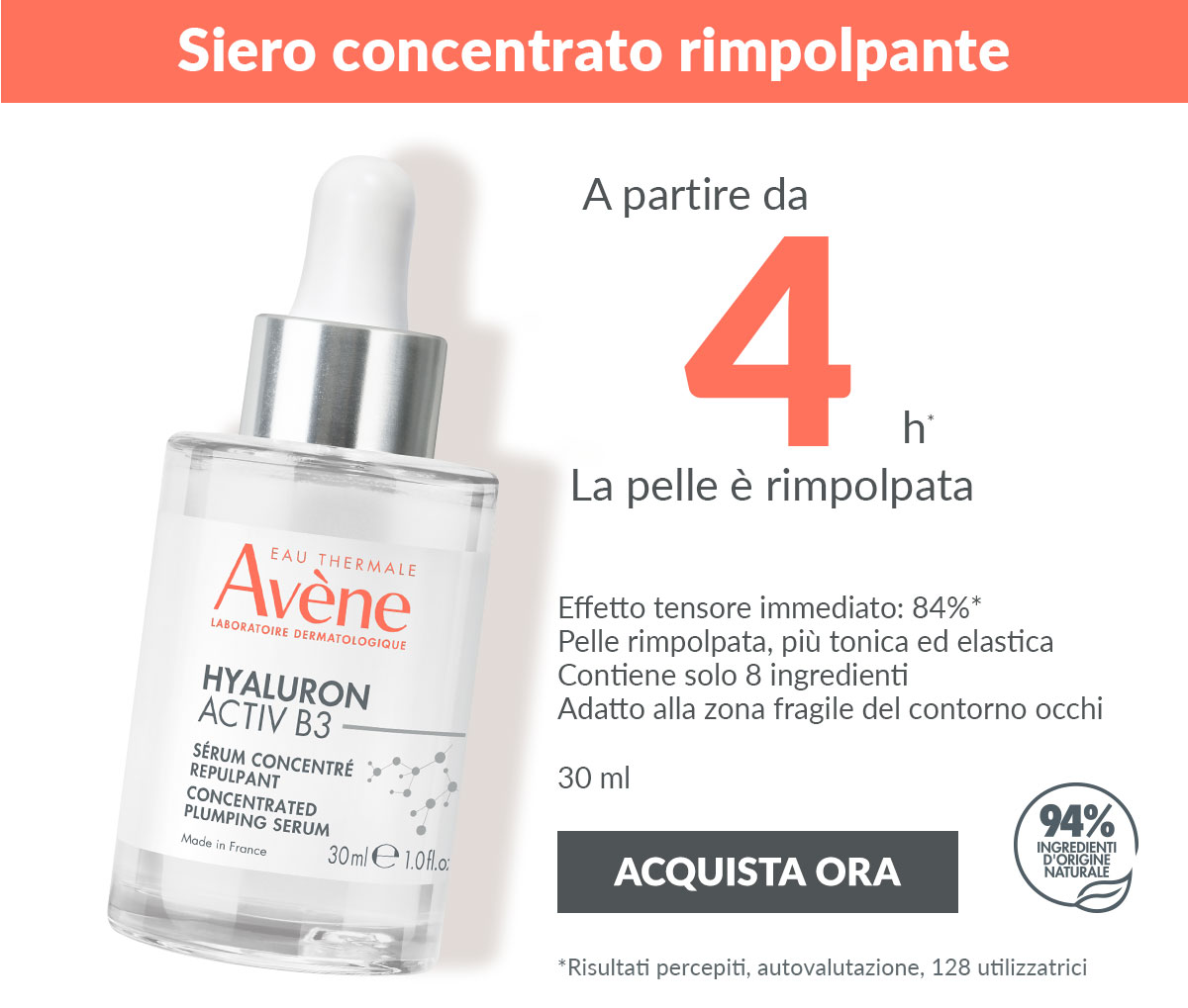 Siero concentrato rimpolpante Avène