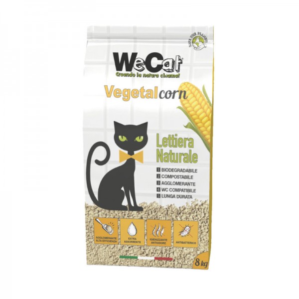 WeCat Lettiera Vegetal Corn - 29 kg