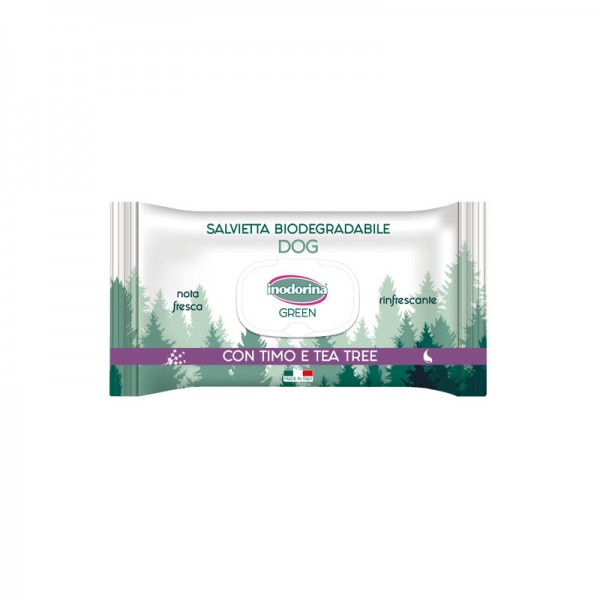 Inodorina Salviette Rinfrescanti Timo e Tea Tree - 30 Salviette