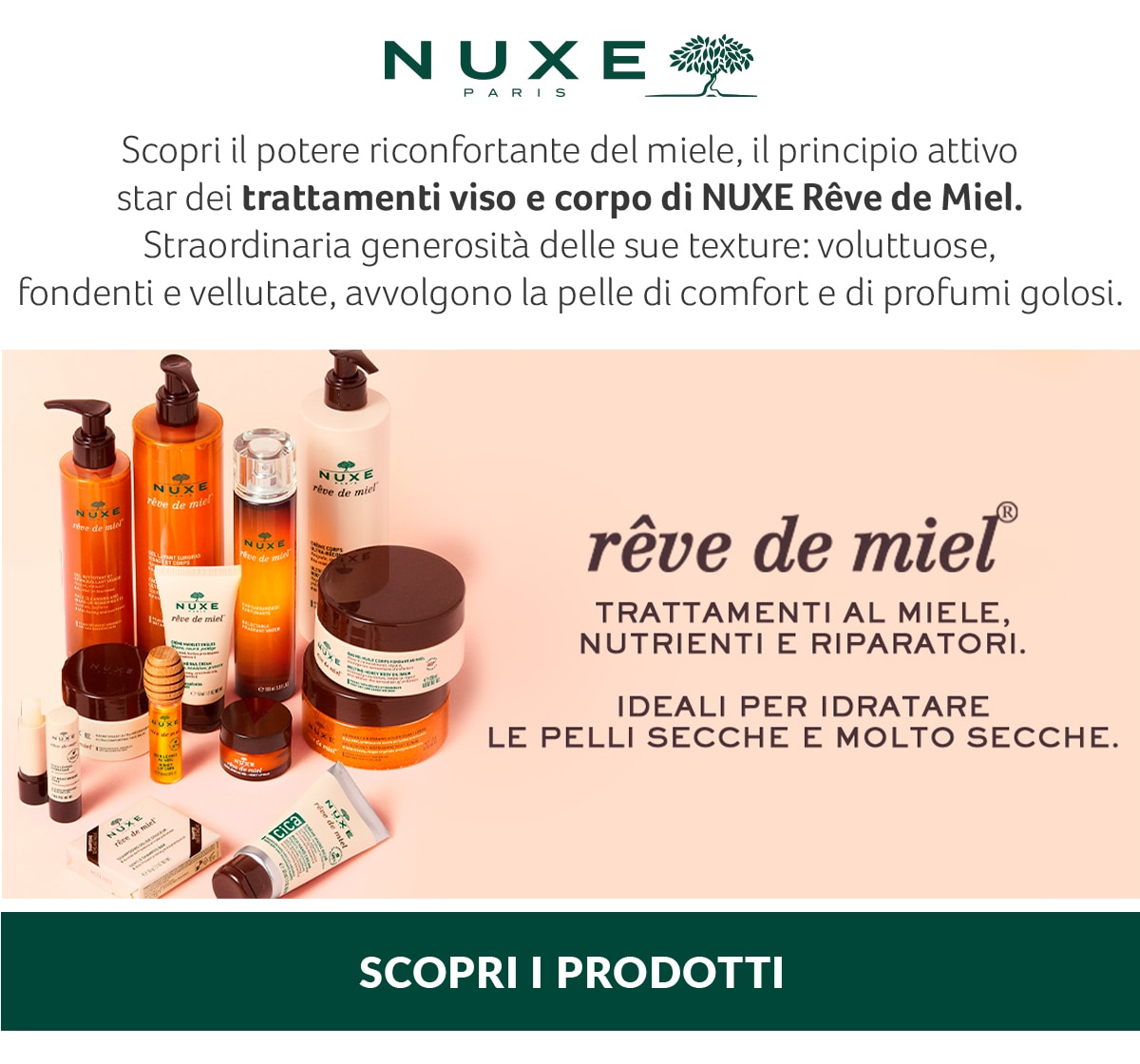 Trattamenti viso e corpo di NUXE Reve de miel