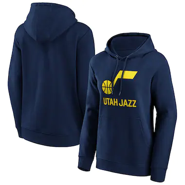 Felpa con cappuccio grafica mono logo Utah Jazz Fanatics - Donna