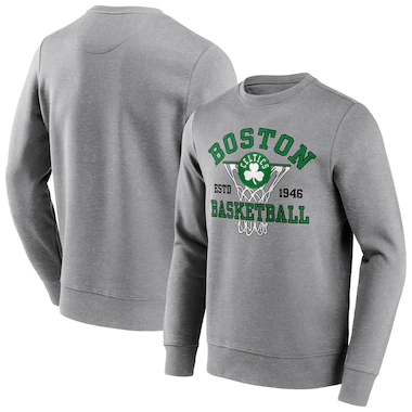 Boston Celtics Fanatics Branded Nothing But Net Graphic Crew Felpa - Uomo