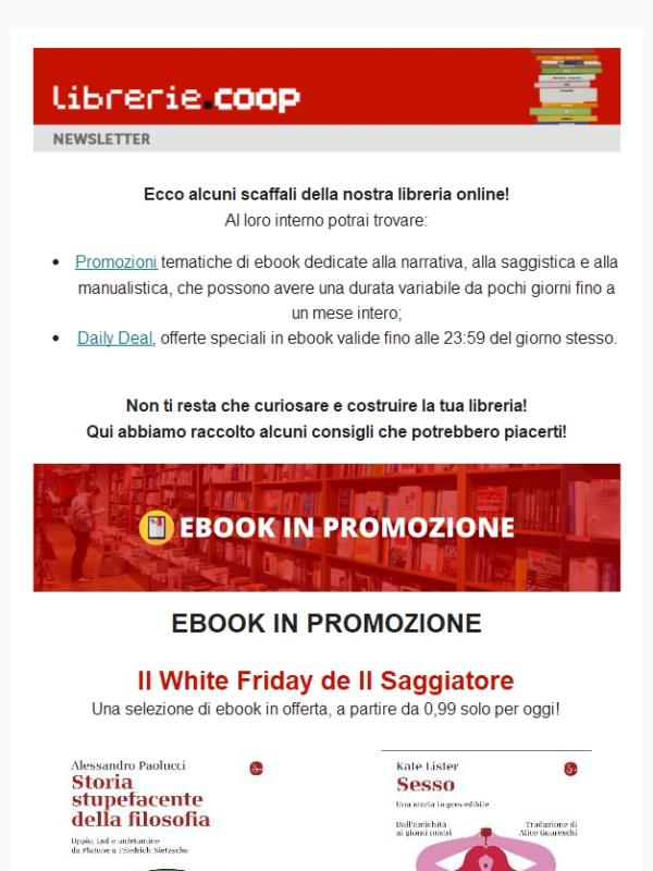 📚Scopri i Feltrinelli in promozione questa settimana! I titoli de Il Saggiatore a partire da 0,99€ SOLO PER OGGI!