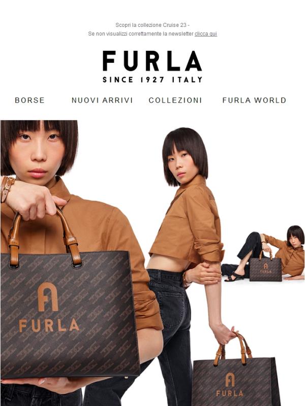 Furla Varsity: minimal o monogram?